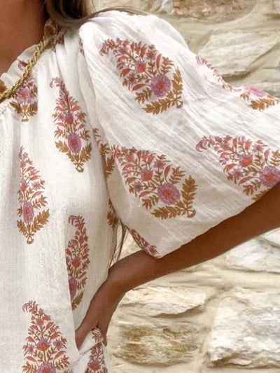 Mini robe imprimée
