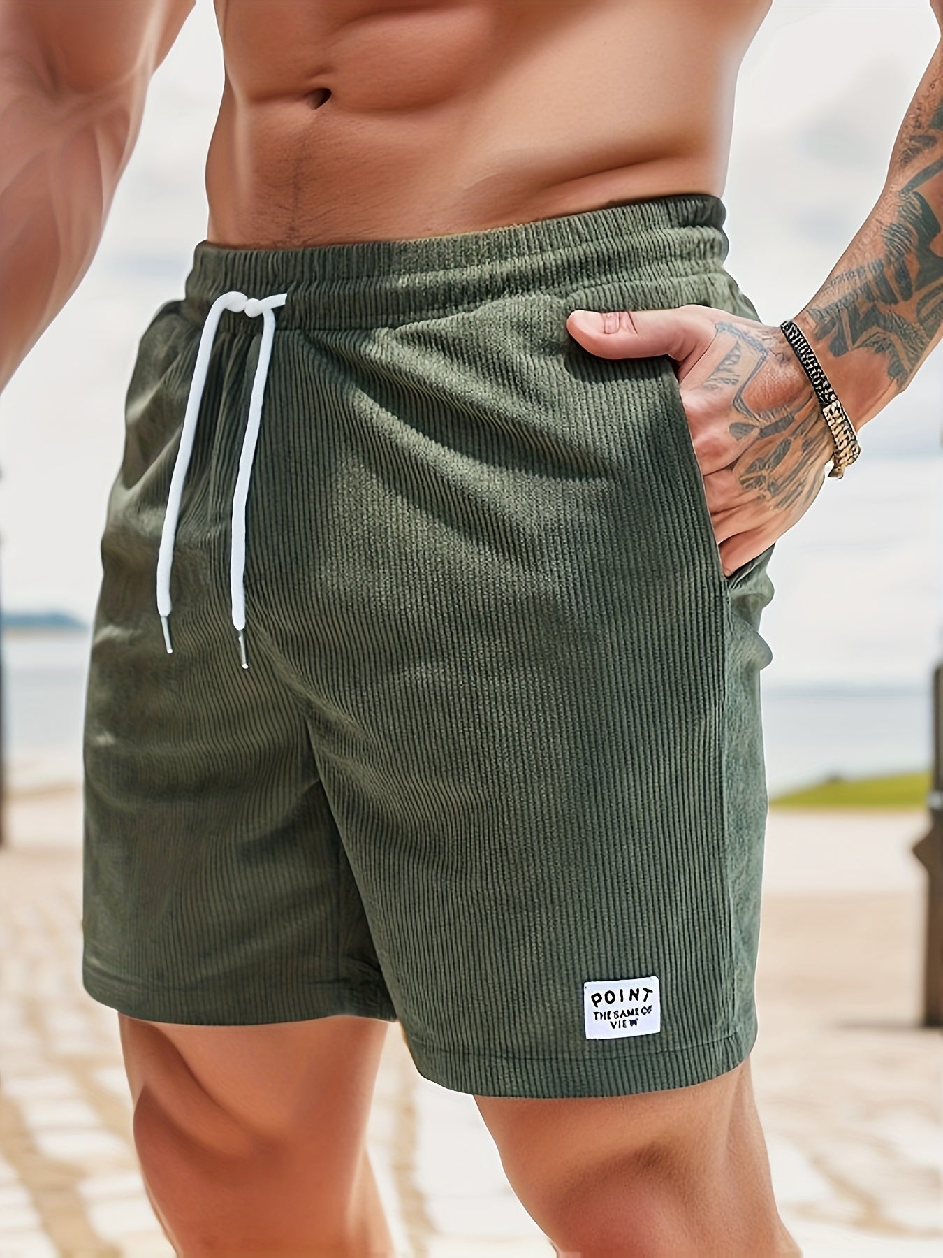 Striped Lightweight Summer Shorts