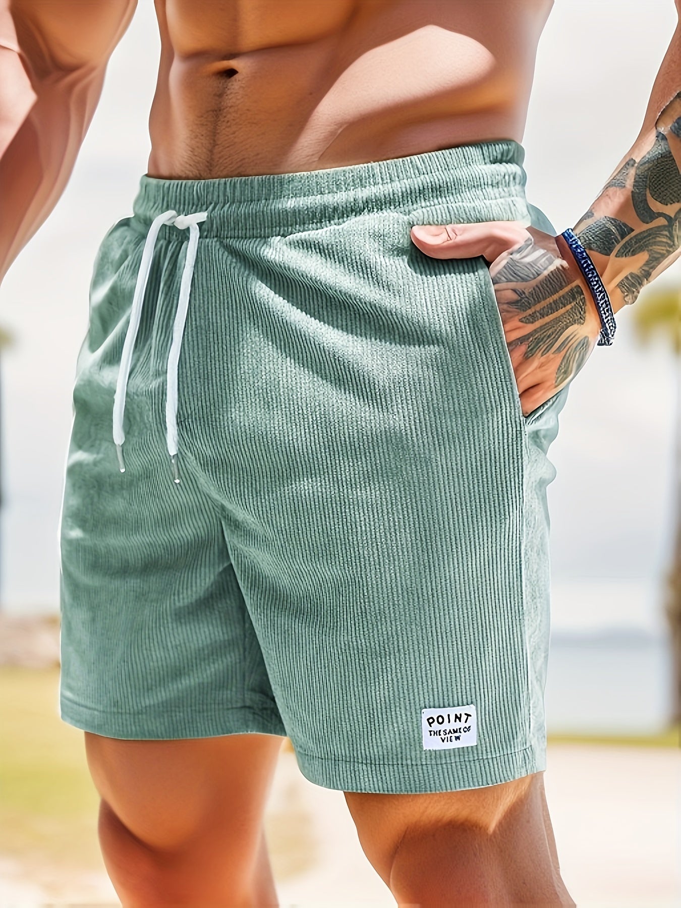 Striped Lightweight Summer Shorts