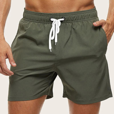 Quick-Dry Men's Swim Trunks