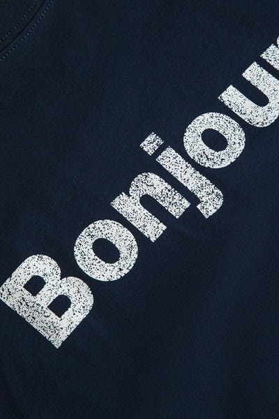 T-shirt ample en jersey avec imprimé lettrage, manches courtes et col rond.