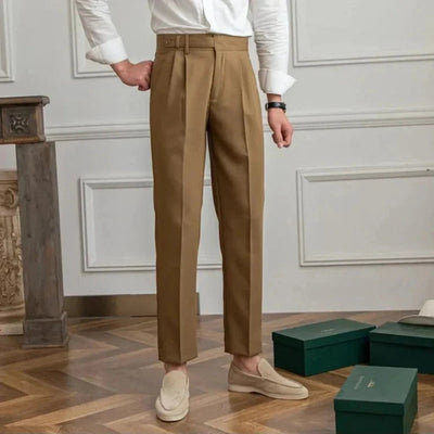 Tailored Houndstooth Summer Trousers