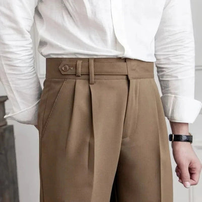 Tailored Houndstooth Summer Trousers