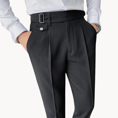 Tailored Pleated Summer Trousers