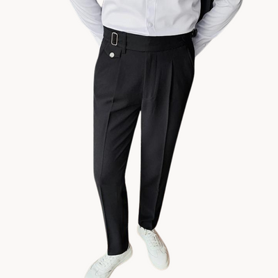 Tailored Pleated Summer Trousers