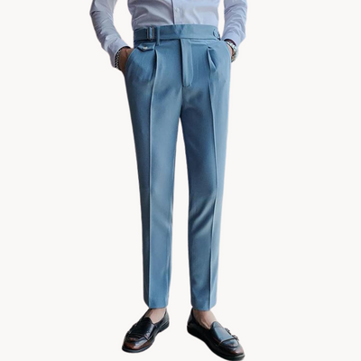 Tailored Pleated Summer Trousers