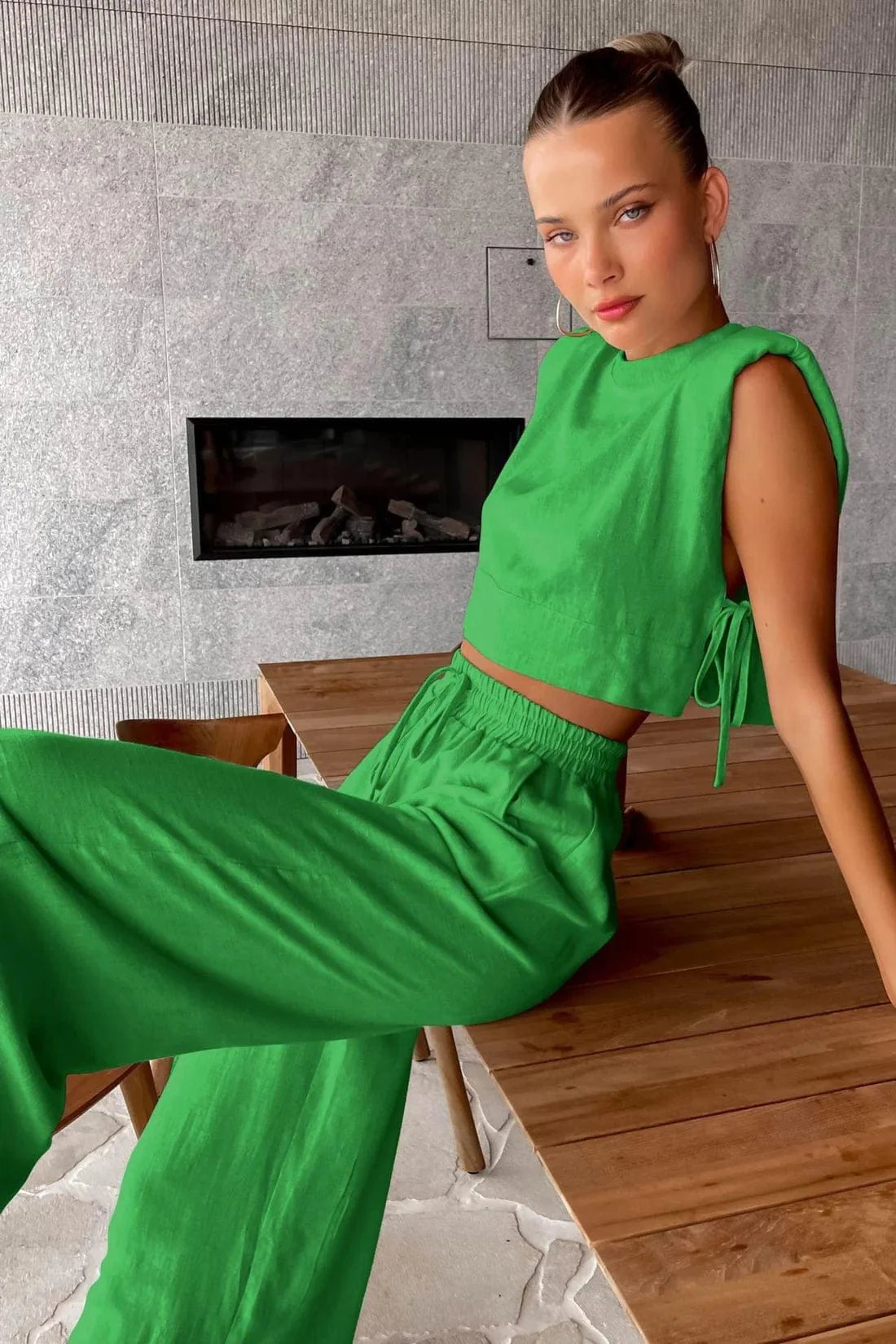 Tatiana - Linen Summer Set