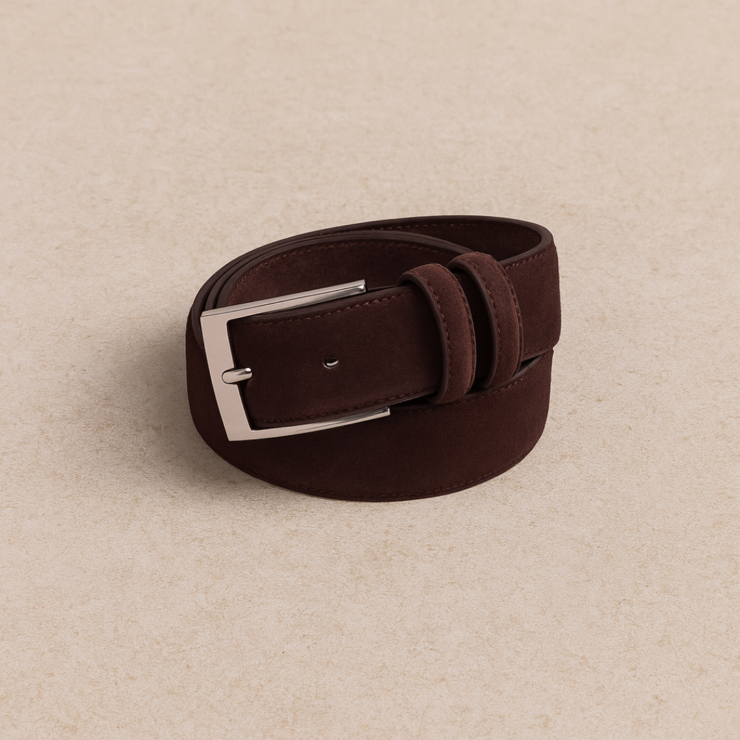 Elegant Suede Men's Belt