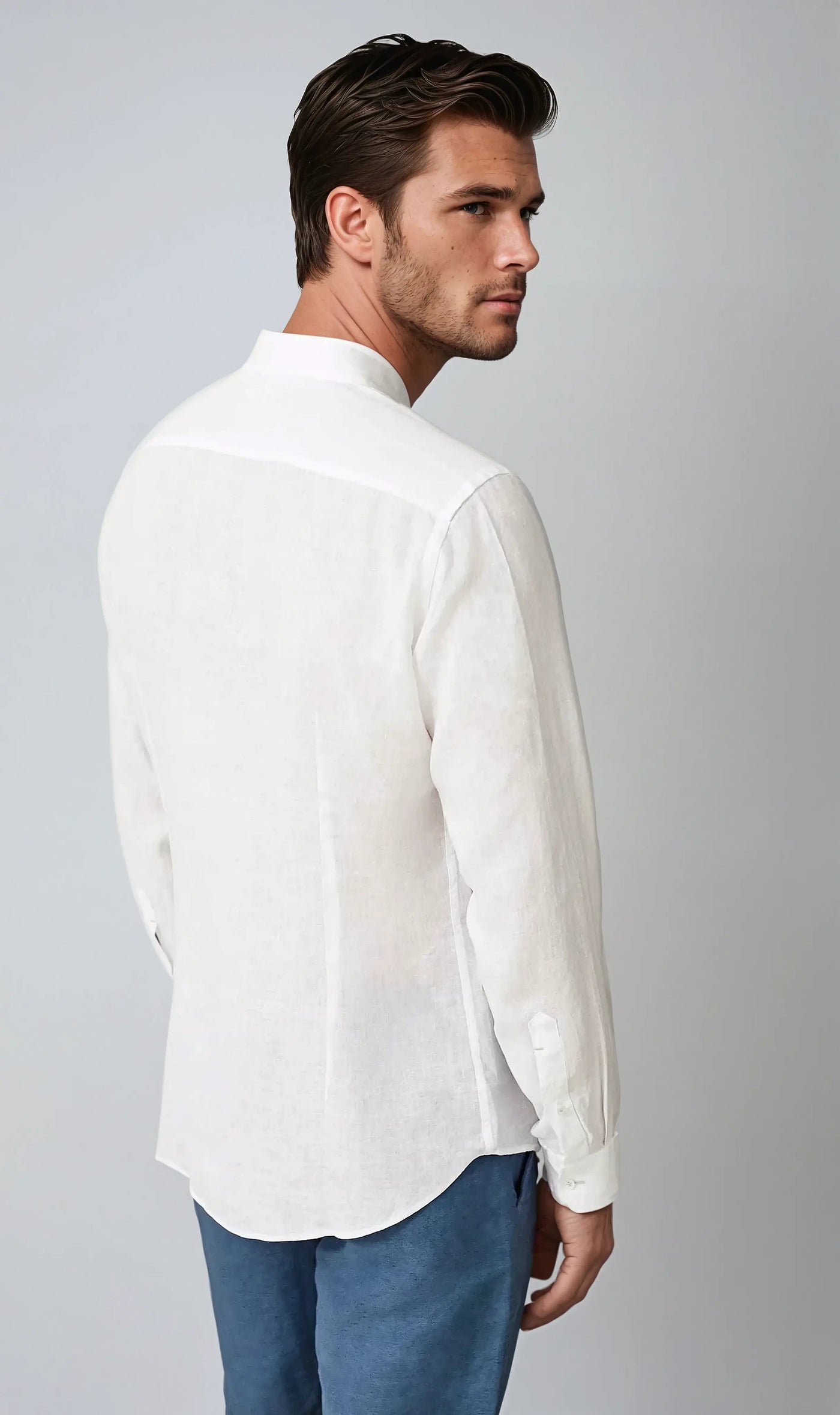 Men's Linen Shirt-2