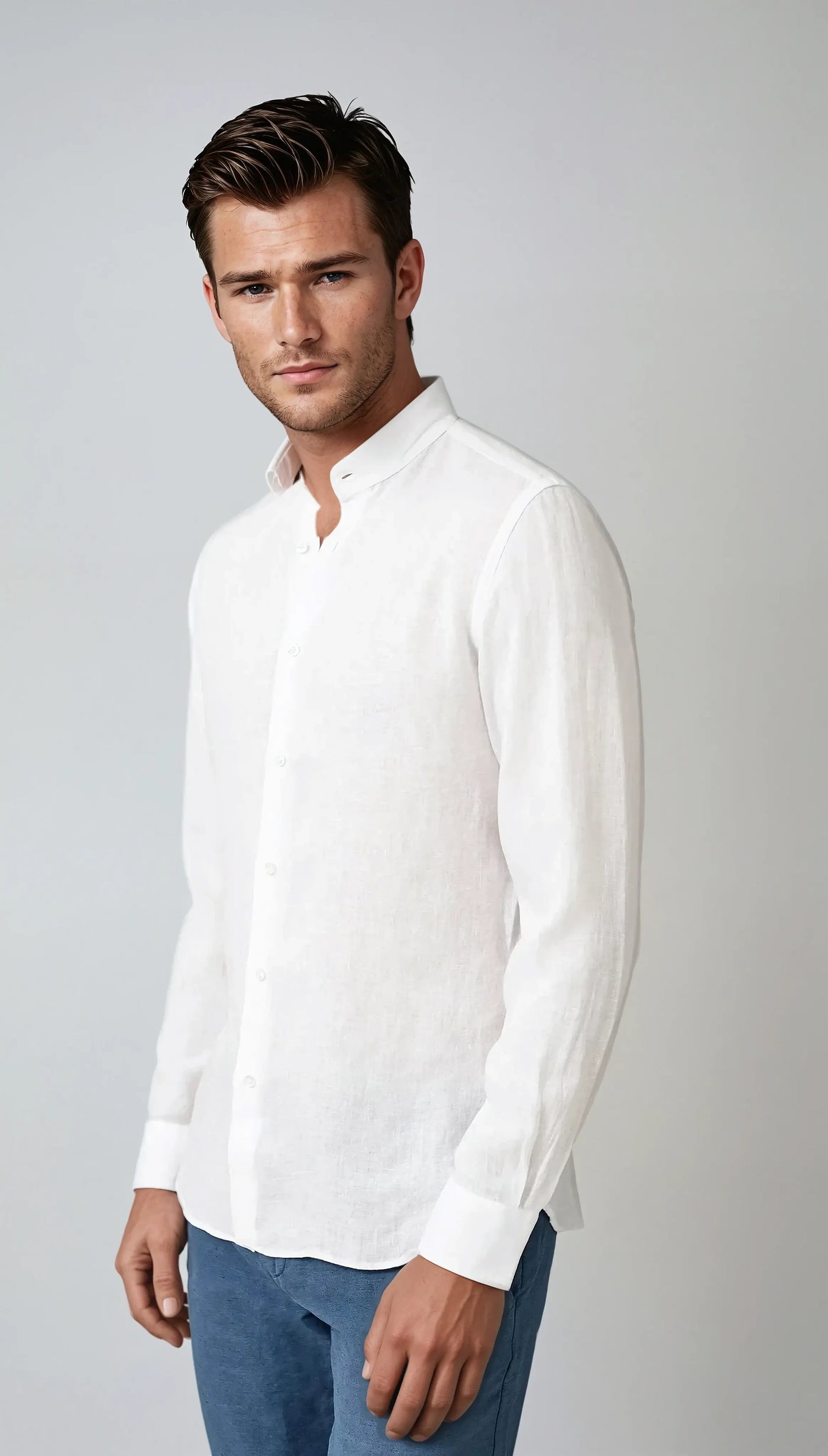 Men's Linen Shirt-1