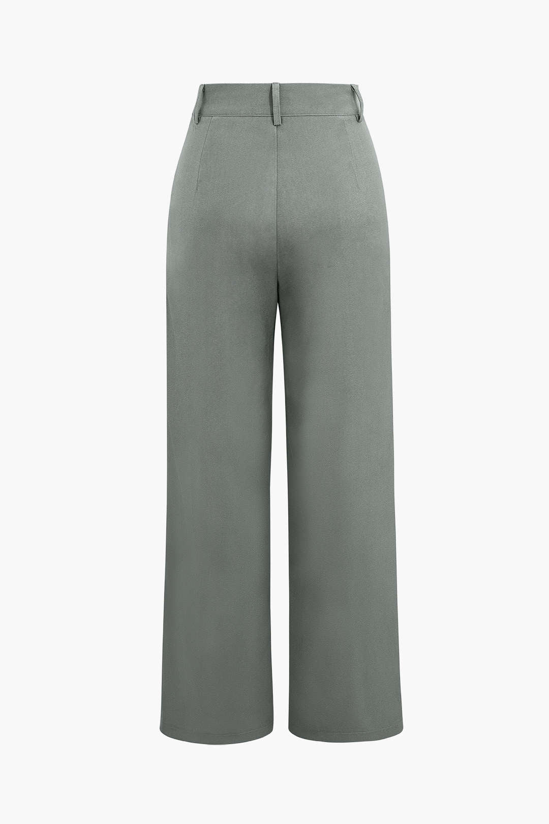 Pantalon de tailleur droit drapé