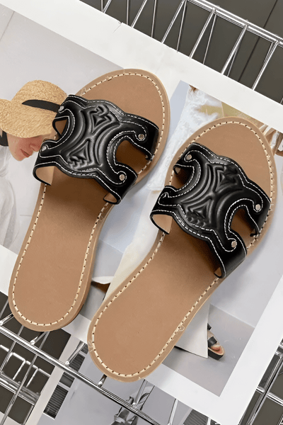 Chaussons rétro à bouts ronds