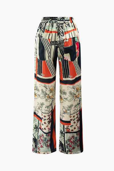 Pantalon imprimé floral