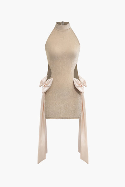 Mini robe à col roulé