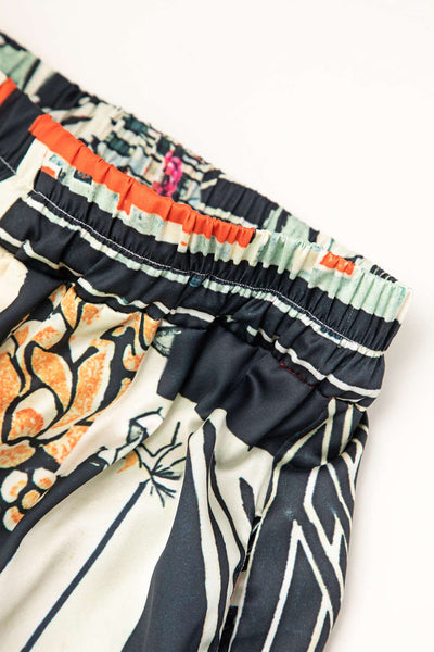 Pantalon imprimé floral