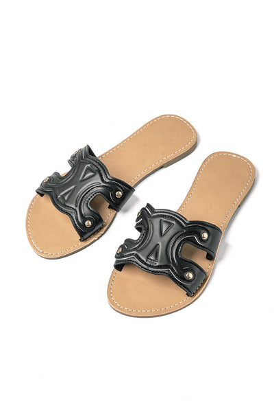 Chaussons rétro à bouts ronds