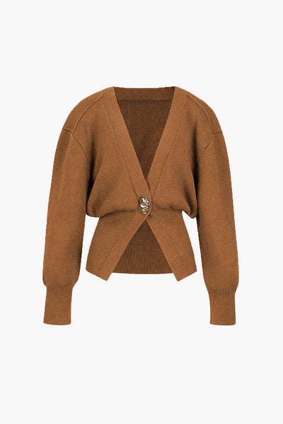 Cardigan à col en V