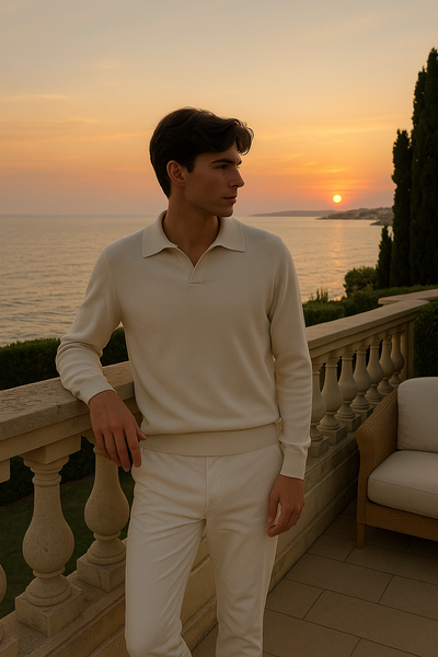 Old Money Summer Sleeve Polo
