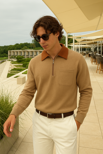 Wyatt - Cashmere Sweater With Zipper