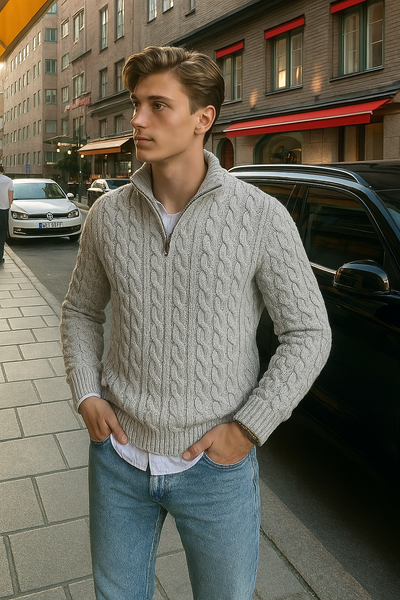 Caleb - Knitwear Cashmere Sweater