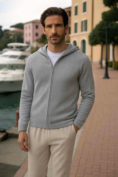 Levi - Full Zip Cashmere Vest