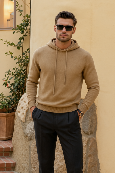 Willie - Hooded Cashmere Sweater